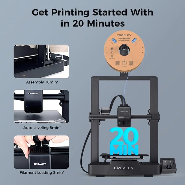 3D-printer, automatisk nivellering, direkte ekstrudering,Ender 3 V3 SE