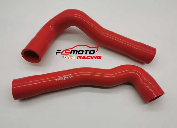 Silicone Radiator Slange, Høj Temperatur Modstand, Kompatibilitet med Luksus Sportsvogne,Rød