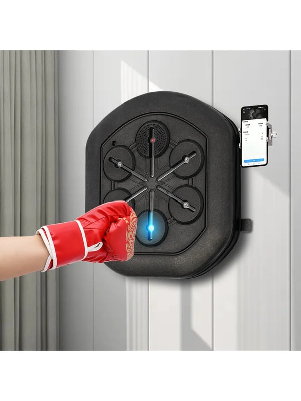 Boksetræningsmaskine, Bluetooth-forbindelse, Interaktive LED-lys,YDFKIE8ENDZH8