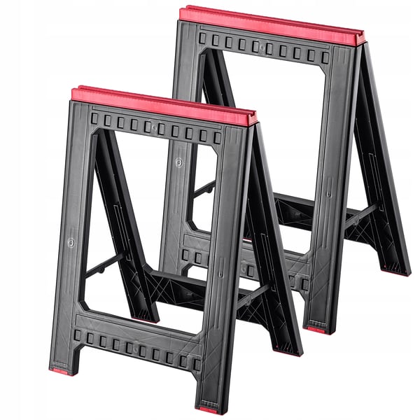 Skærestativ, Stærkt Plastmateriale, Maksimal Belastning 350 kg, Dimensioner 58 x 41,5 x 77 cm, Letvægts 2 kg, Skridsikre Fødder for Sikkerhed