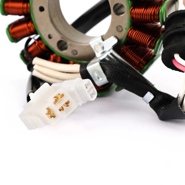 Generator Stator, Indvendig Diameter 36,9 mm, Udvendig Diameter 97 mm, Poltykkelse 23,2 mm, Antal Ledninger 5, Antal Poler 18