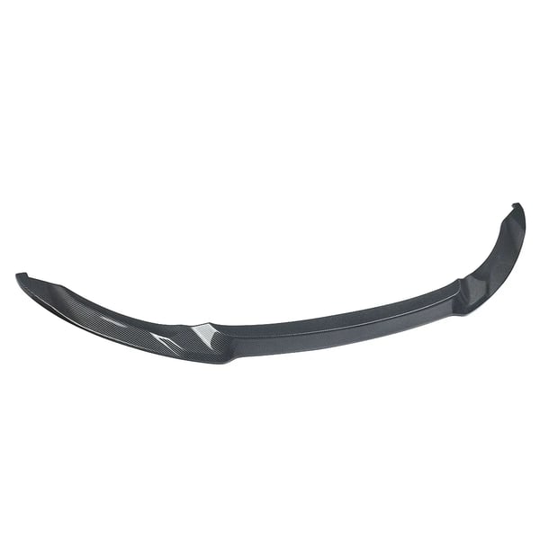 Front Bumper Lip, CS Style Splitter, Kompatibel med 2015-2020 Luksusbilmodeller,kulstoflook