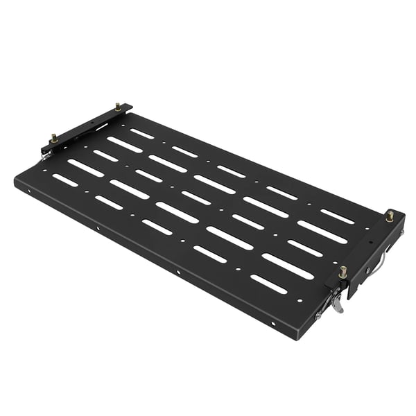 Fällbart bakluckebord, högkvalitativt stål, kompakt design,svart