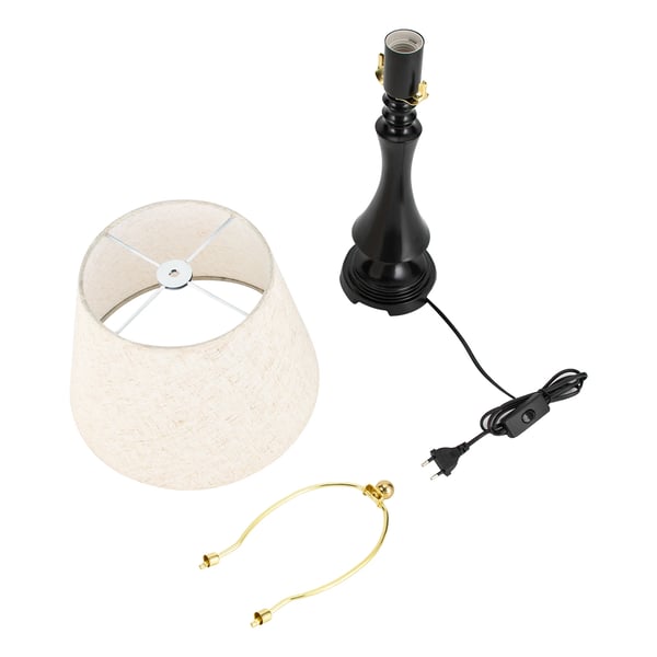 Bordslampa, Elegant Design, Lätt att Använda,VIT