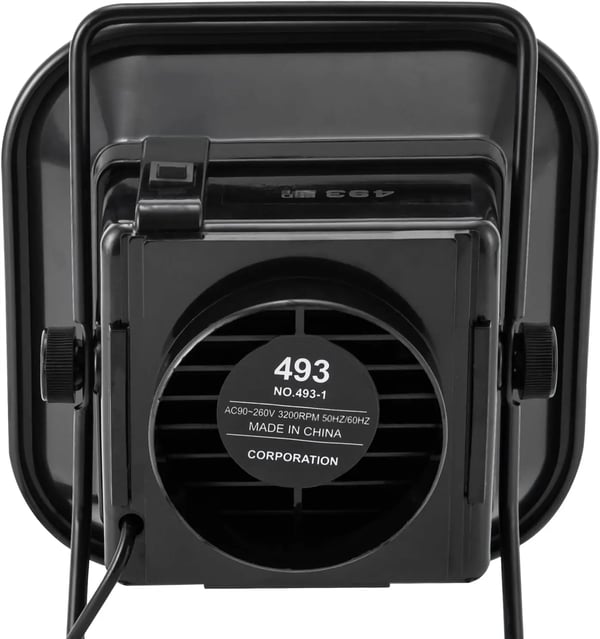 Lodde røg absorber, justerbar vinkel, stille drift,220V, sort