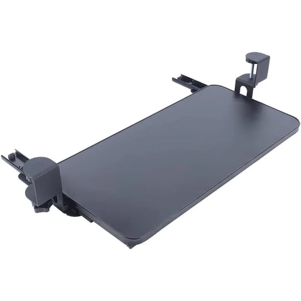 Tastaturbakke, Ergonomisk Design, 20 kg Belastningsevne,20 tommer, sort