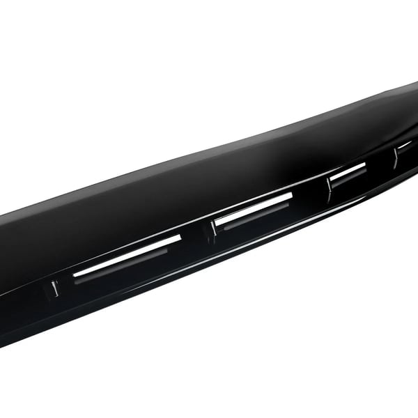 Front Bumper Lip Splitter, Holdbar ABS Plast, Nem Installation,Glansende sort