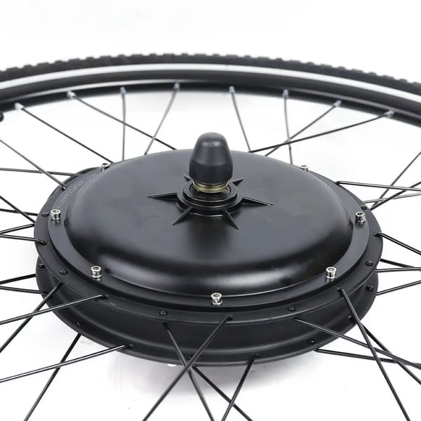 Elektrisk Cykel Ombygningskit, 1000W Børsteløs Motor, 48V Spænding, For- og Baghjul Kompatibilitet, LCD Skærm Inkluderet, Pedalassistance Funktion