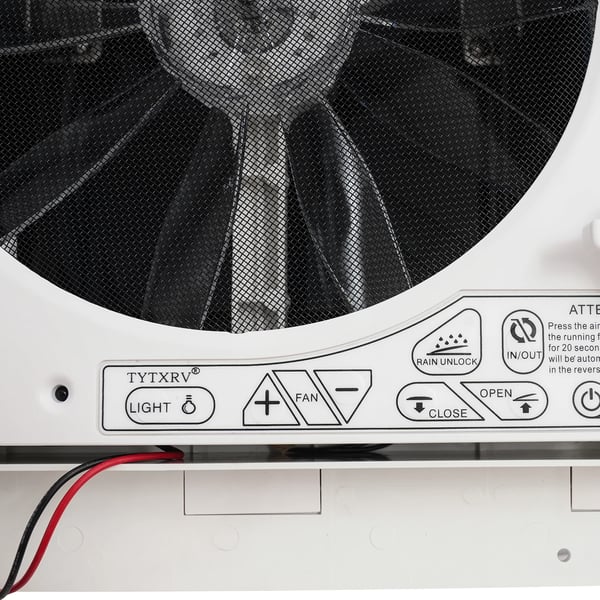 RV Ventilationsfläkt, Fjärrstyrd, Automatisk Sensorsteknik,VIT
