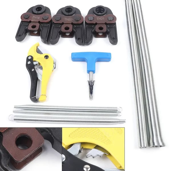 Krympetang, Holdbar Metal Konstruktion, Kompatibel med PEX og PE,sort