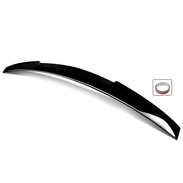 Bagagerums Spoiler, ABS Materiale, Kompatibilitet med AUDI A4 S4 B8,glansende sort
