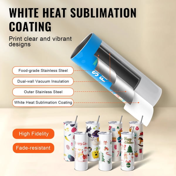 Tumbler Varmepresser, Hurtig Sublimation, Bred Kompatibilitet,lys grøn