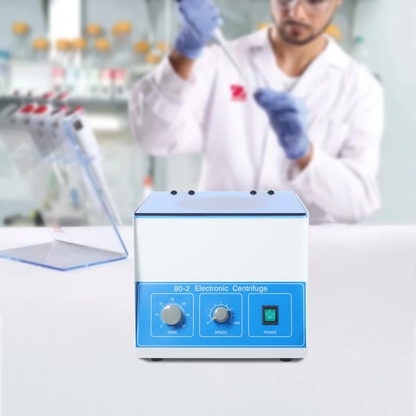 Laboratoriecentrifuge, Desktop Design, Højhastighedsydelse,Blå, EU Stik