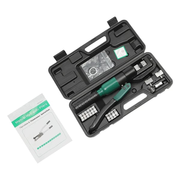 Hydraulisk Crimper, 60KN Crimping Kraft, Multi-Størrelse Døds,grøn