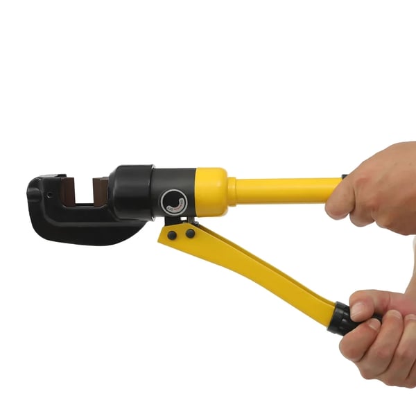 Hydraulisk Armeringsjernsklipper, Bærbar Værktøjskasse, Høj Skærekraft,Gul