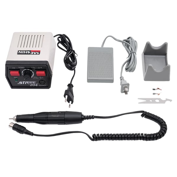 Elektrisk tandlæge slibemaskine, 65W, 35000 RPM,HVID
