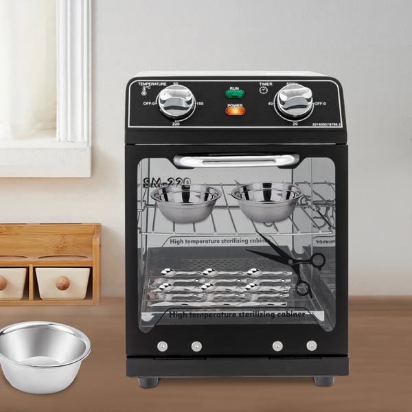 Sterilisator, Højtemperaturbestandigt Metal, Spænding 220V-240V, Frekvens 50Hz, Effekt 600W, Egnet til Saks og Glasflasker