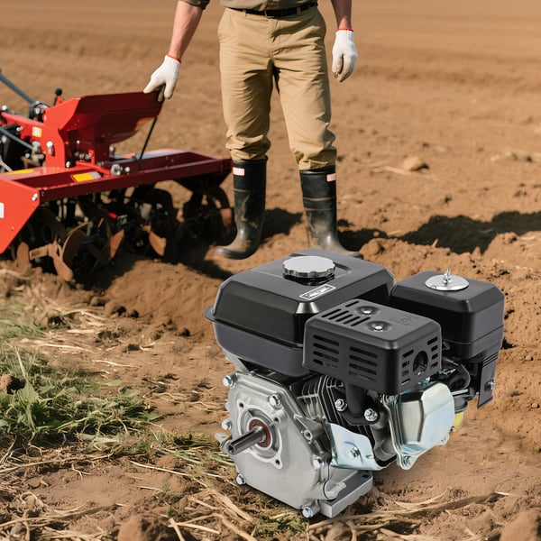 Benzinmotor, Enkeltcylinder, OHV,sort