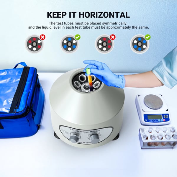Laboratoriecentrifuge, Høj Effektivitet, Brugervenlige Kontroller,A