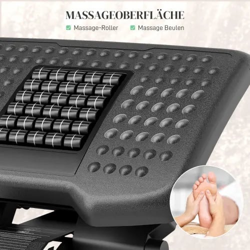 Justerbar fotpedal, ergonomisk design, halkfri stabilitet, höjdjusterbar