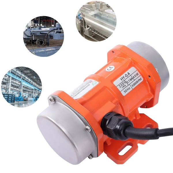 Betonvibrator Motor, 40W, 220V, 3000rpm, Vandtæt Design, Ren Kobber Spole
