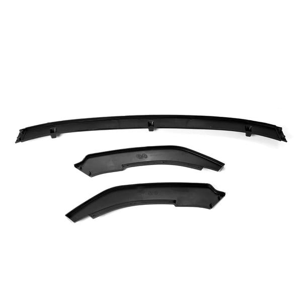 Framstötfångarlip Body Kit Spoiler, Glansig Svart, Lätt Installation