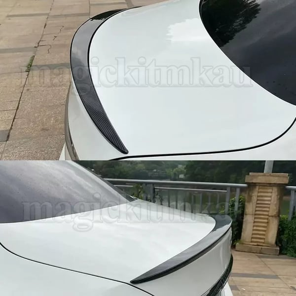 Bakspoiler, Kolfiberlook,Kolfiberutseende