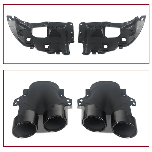 Takapuskurin diffuusori, suora vaihto, yhteensopiva Mercedes Benz E-luokan C238 A238 E300 E400 E450 2017-2020 kanssa,kuten on esitetty