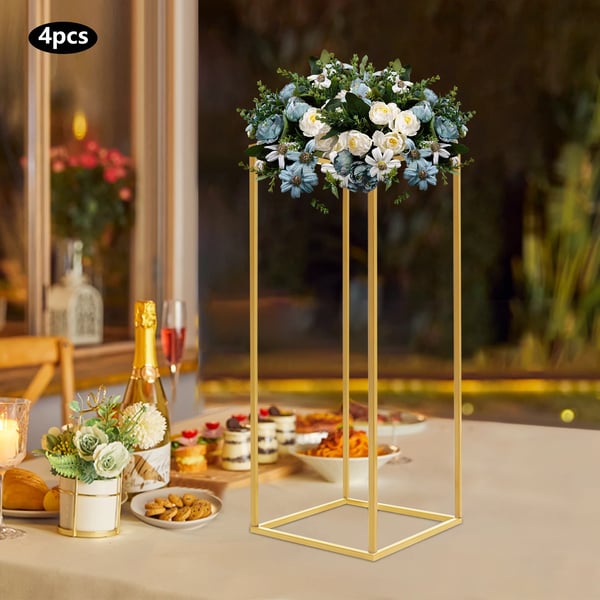 Blomsterstand, Robust Metal Konstruktion, Elegant Moderne Design,Guld