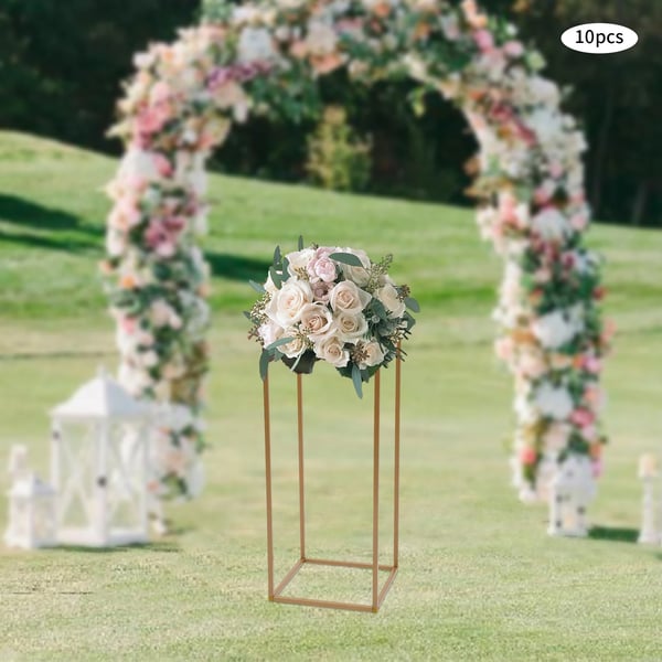 Blomsterställ, 10-pack, enkel montering,Guld