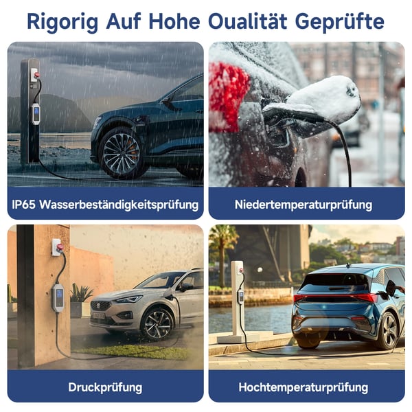 EL-lader, Smart APP Kontrol, 22KW Udgang,Type2, Type2 med APP 5M