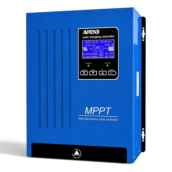 Aurinkolataussäädin, MPPT-teknologia, älykkäät ominaisuudet,48V 100A, ANJ-48V-100A MPPT