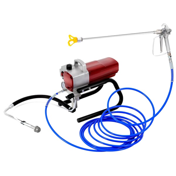 Luftløs Vægmaling Sprøjte, 1800W, 220V, 1.8L/min Flow Rate, Spray Bredde 250mm, Dyse Model 517