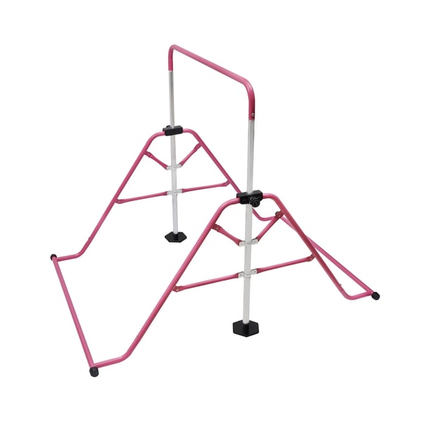 Gymnastikstang, Justerbar Højde, Bærbart Træningsudstyr,Pink