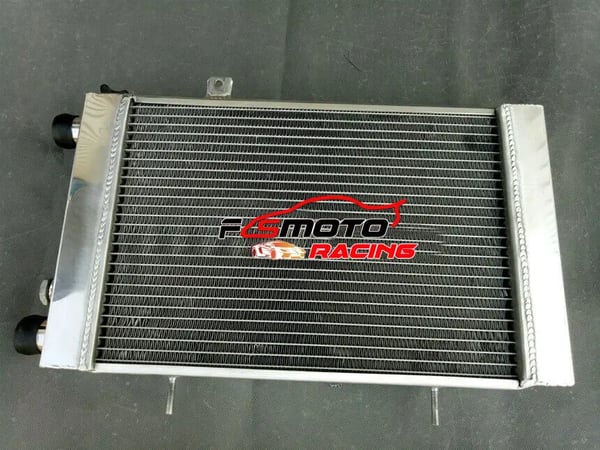 Radiator, 62MM, 3 Rækker, Kerne Størrelse 395mm x 268mm x 62mm, Samlet Størrelse 500mm x 331mm x 106mm, Kompatibel med Lotus Europa Coupe S1 1.5/1.6L