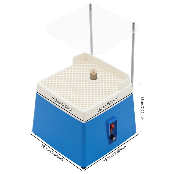 Mini bærbar sliber, 220V, 65W, omdrejningshastighed 4200 o/min,Blå, EU