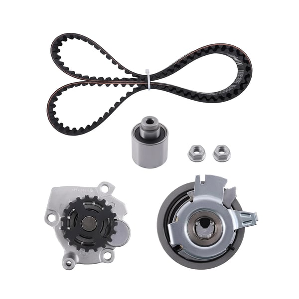 Tandrem og vandpumpe kit, Højkvalitets syntetisk gummi, Standard længde, Kompatibel med flere modeller, Designet til optimal motorydelse