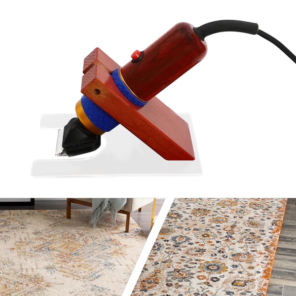 Elektrisk Tæppeklipper, Holdbart Design, Ergonomisk Håndtering,Burgunder