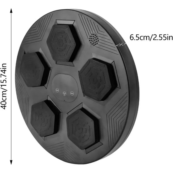 Nyrkkeilykone, Bluetooth-yhteys, LED-valotoiminnot,musta