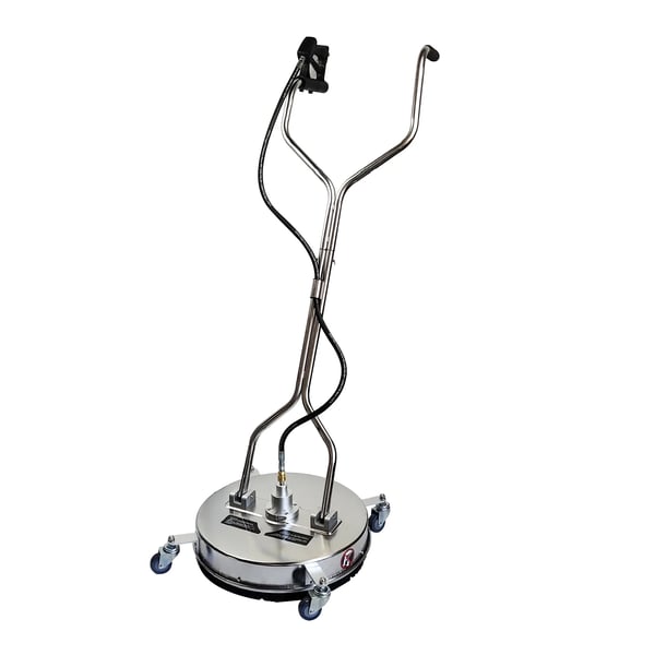 Trykrenser Overflade Rengøringsmiddel, 20 Tommer, 4000 PSI, Rustfrit Stål,Lys Grå