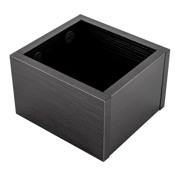 Kaffeknockbox, Hållbar Rostfritt Stål, Ljuddämpande Design,svart