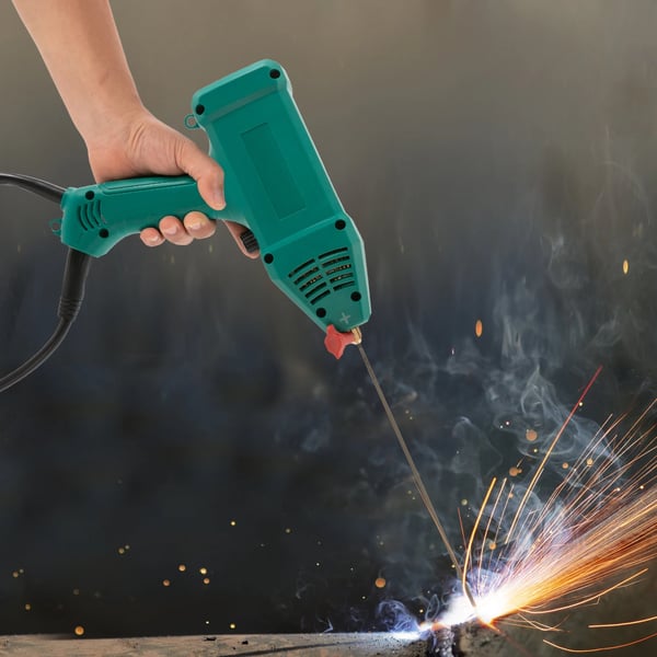 Håndholdt svejser, 3000W effektudgang, brugervenligt design,Blågrøn