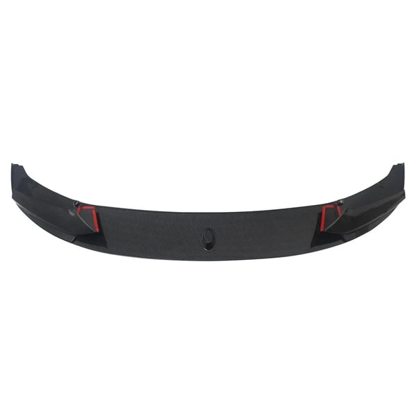 Front Splitter, ABS Konstruktion, Kompatibel med Luksus Sedan 5 Series F10/F11,kulfiber udseende