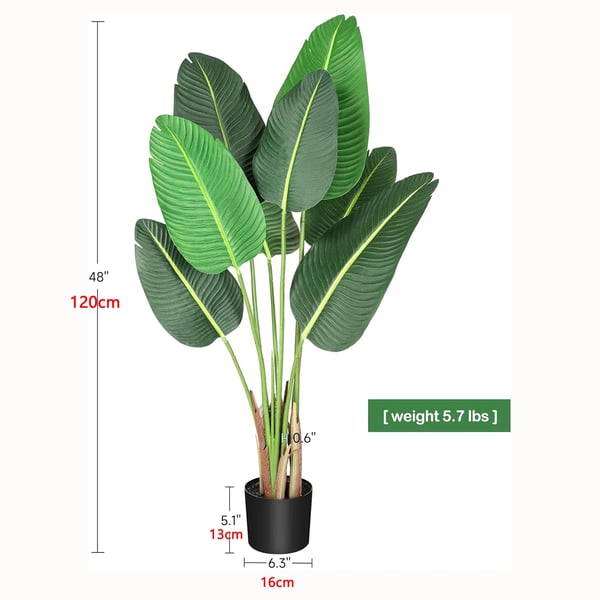 Teko-puu, Elävän näköinen lehvästö, Helppo hoitaa,120cm