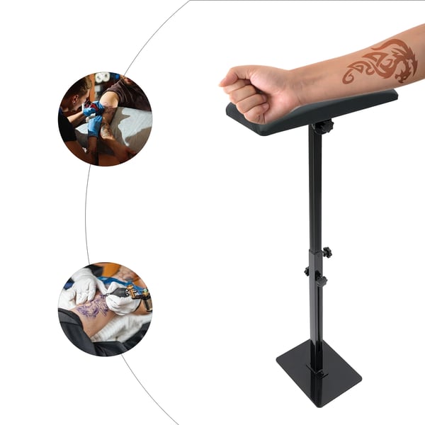 Armstödställ, Justerbar Höjd, Lättviktsdesign,Svart