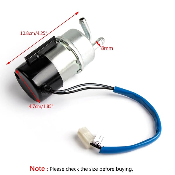 Brændstofpumpe, Metal & Plast, Passer til Yamaha-modeller, Ydelsesmontering, Producentens reservedelsnumre: 4KM-13907-00, 5VN-13907-00