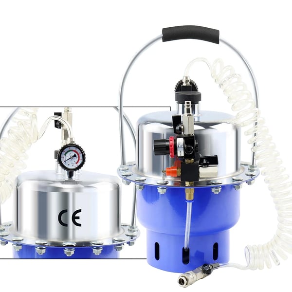 Bromsbleeder, Dubbel tank system, 10,2 liter kapacitet,Blå
