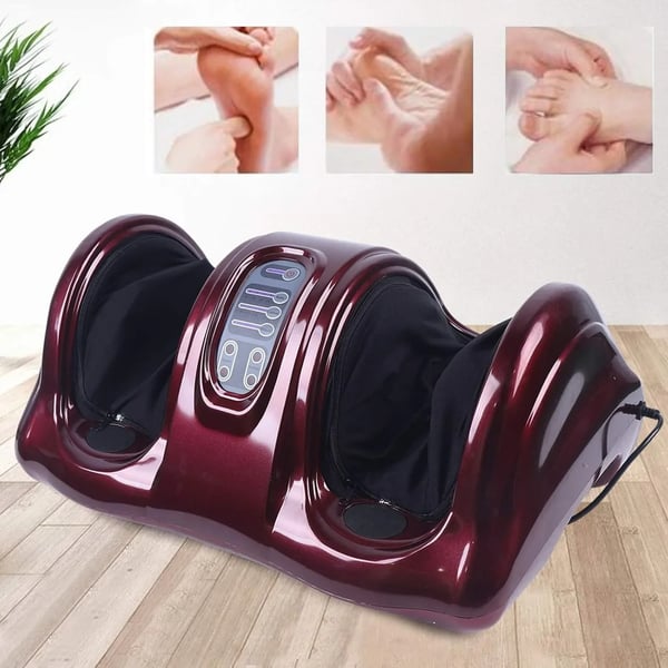 Fodmassageapparat, Shiatsu Æltning, Luftkompression,Rød