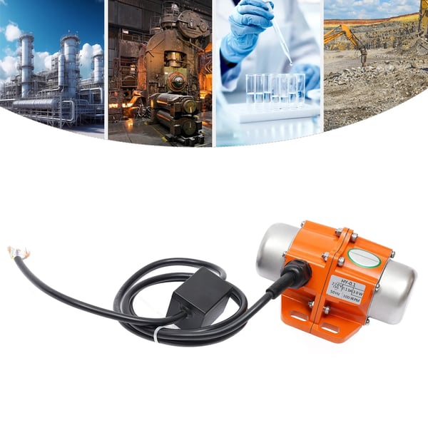 Vibrationsmotor, 220V udgang, 30W effekt, 3000RPM hastighed, enkeltfase, aluminiumlegering hus
