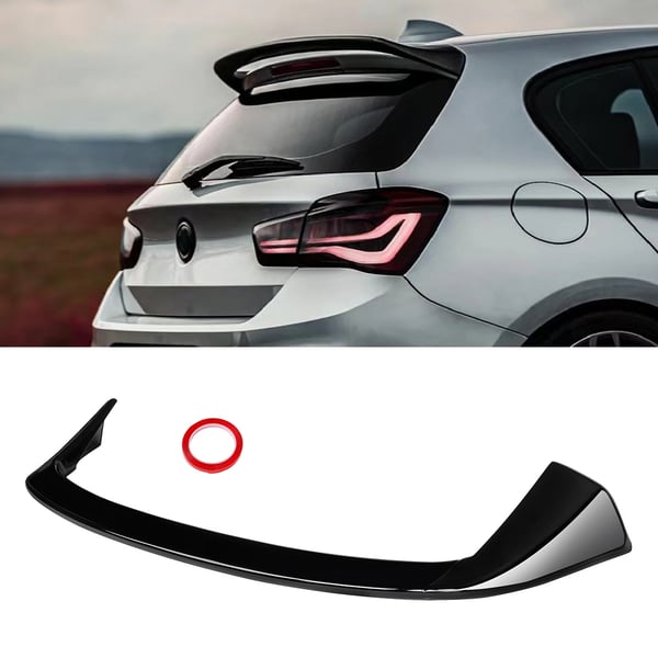 Bagspoilervinge, Premium ABS, Bagklap Splitter Design, Passer til Kompakt Bilmodel F20 F21, Nem Installationsproces, UV-Beskyttet Finish